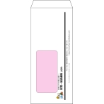【オリジナル封筒】長4窓付き(90x205mm)（〒枠なし）