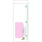 【オリジナル封筒】長40窓付き(90x225mm)（〒枠なし）