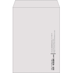 【既製品】角2(240x332mm)（〒枠なし）