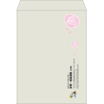 【既製品】角0(287x382mm)（〒枠なし）