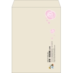 【既製品】角0(287x382mm)（〒枠なし）