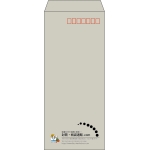 【既製品】長4(90x205mm)（〒枠あり）