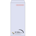 【既製品】長4(90x205mm)（〒枠あり）