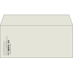 【既製品】洋4(235x105mm)（〒枠なし）