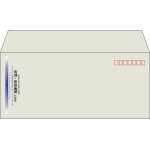 【既製品】洋4(235x105mm)（〒枠あり）