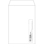 【既製品】角7(142x205mm)（〒枠なし）