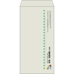 【既製品】長3(120x235mm)（〒枠なし）