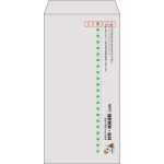 【既製品】長3(120x235mm)（〒枠あり）
