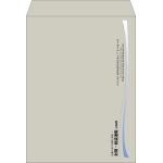 【既製品】角0(287x382mm)（〒枠なし）