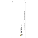 【オリジナル封筒】長40窓付き(90x225mm)(〒枠なし)