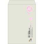 【既製品】角1(270x382mm)（〒枠なし）