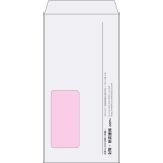 【既製品】長3窓付き(120x235mm)（〒枠なし）
