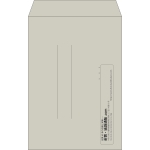 【既製品】角20(229x324mm)（〒枠なし）
