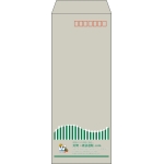 【既製品】長40(90x225mm)（〒枠あり）