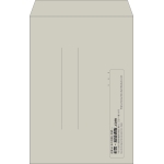 【既製品】角1(270x382mm)（〒枠なし）