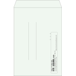 【既製品】角1(270x382mm)（〒枠なし）