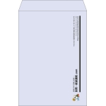 【既製品】角2(240x332mm)（〒枠なし）