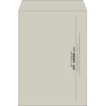 【既製品】角2(240x332mm)（〒枠なし）