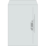 【既製品】角2(240x332mm)（〒枠なし）