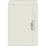 【既製品】角2(240x332mm)（〒枠なし）