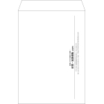 【既製品】角2(240x332mm)（〒枠なし）
