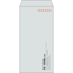 【既製品】長3(120x235mm)（〒枠あり）