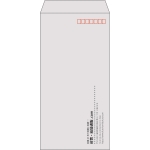 【既製品】長3(120x235mm)（〒枠あり）