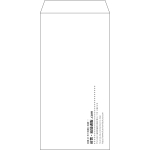【既製品】長3(120x235mm)（〒枠なし）