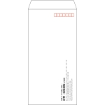 【既製品】長3(120x235mm)（〒枠あり）