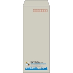 【既製品】長40(90x225mm)（〒枠あり）