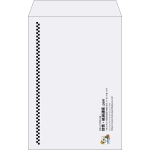 【既製品】角20(229x324mm)（〒枠なし）