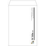 【既製品】角6(162x229mm)（〒枠なし）