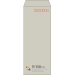 【既製品】長40(90x225mm)（〒枠あり）