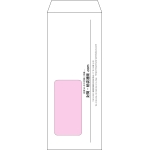 【オリジナル封筒】長40窓付き(90x225mm)（〒枠なし）