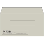 【既製品】洋長3(235x120mm)（〒枠なし）