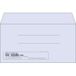 【既製品】洋長3(235x120mm)（〒枠なし）