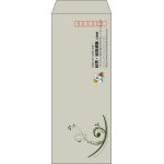 【既製品】長40(90x225mm)（〒枠あり）