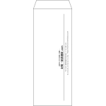 【オリジナル封筒】長40窓付き(90x225mm)(〒枠なし)