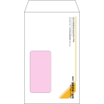 【オリジナル封筒】角8窓付き(119x197mm)（〒枠なし）
