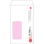 【オリジナル封筒】角8窓付き(119x197mm)（〒枠なし）