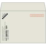 【既製品】洋2(162x114mm)（〒枠あり）