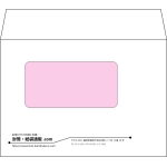 【オリジナル封筒】洋2窓付き(162x114mm)（〒枠なし）