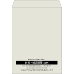 【既製品】角0(287x382mm)（〒枠なし）