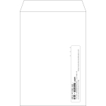 【既製品】角20(229x324mm)（〒枠なし）