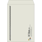 【既製品】角2(240x332mm)（〒枠なし）