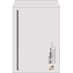 【既製品】角2(240x332mm)（〒枠なし）