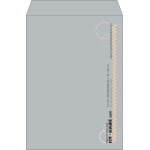 【既製品】角2(240x332mm)（〒枠なし）