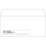 【既製品】洋4(235x105mm)（〒枠なし）