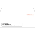 【既製品】洋4(235x105mm)（〒枠あり）