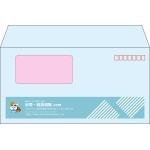 【既製品】洋長3窓付き(235x120mm)（〒枠あり）